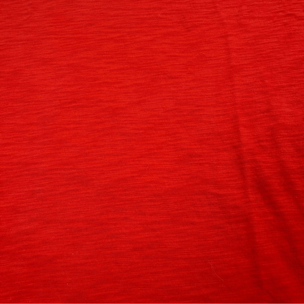 THEORY Tiny Tee Short Sleeve Slub Crewneck in Poppy Red Size Medium (NWT) - Picture 5 of 8